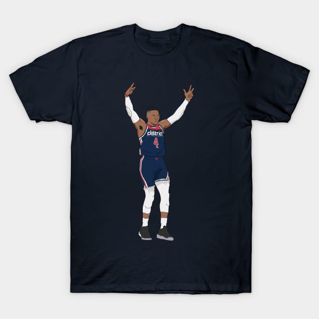 Russell Westbrook Washington T-Shirt by xavierjfong